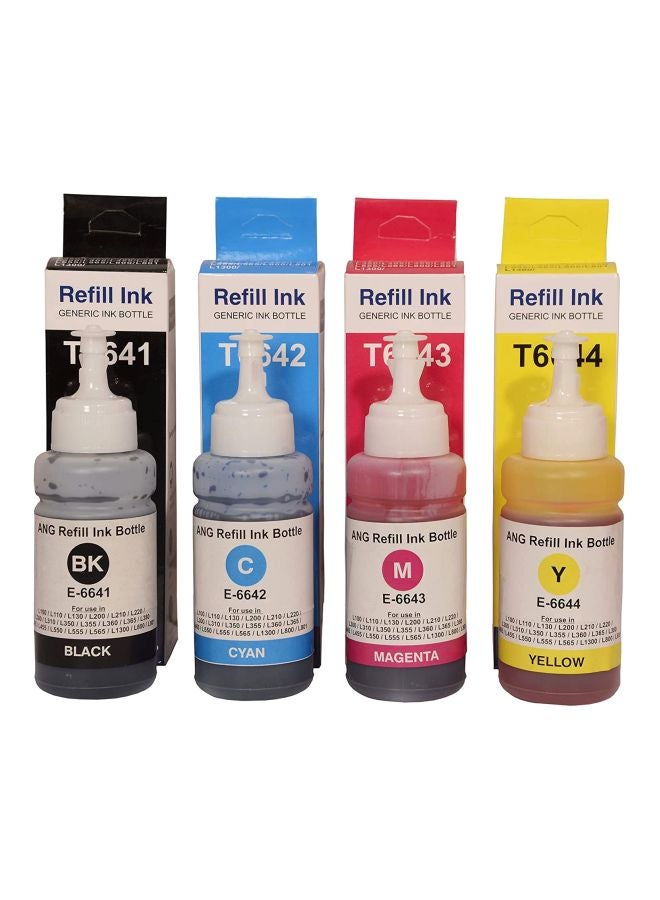 EPSON 4-Piece Ink Toner Cartridge Set 4 x 70ml Multicolour  - Image 4
