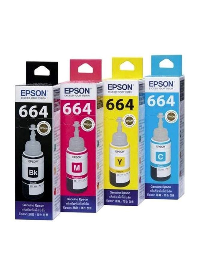 EPSON 4-Piece Ink Toner Cartridge Set 4 x 70ml Multicolour  - Image 5