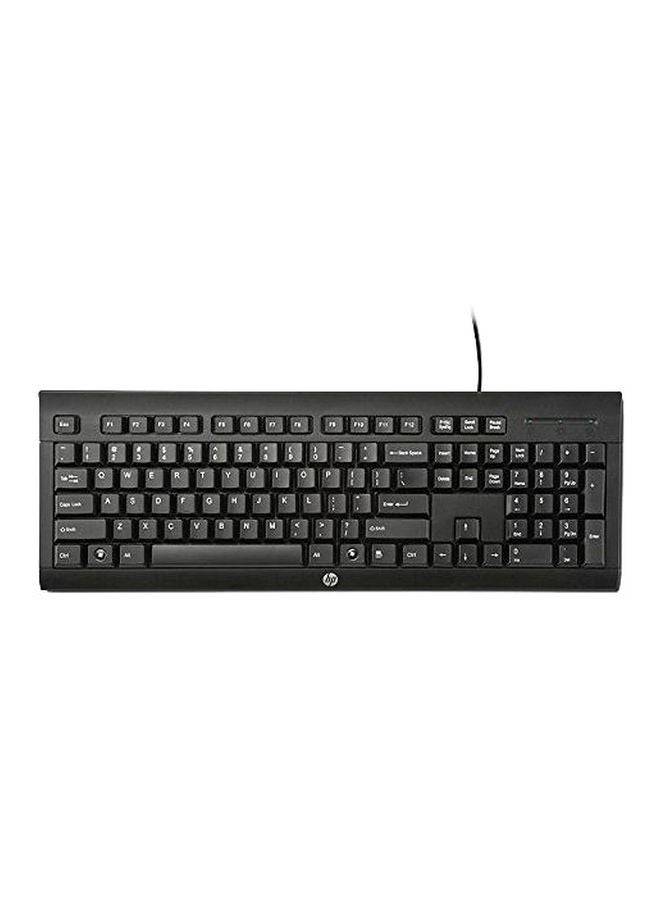 HP K1500 Wired USB Keyboard Black - Image 1