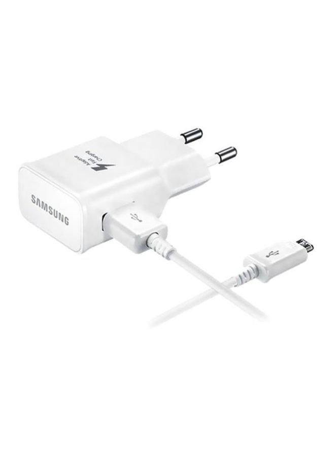 Samsung Fast Charging Travel Adapter With Cable White  - Image 1