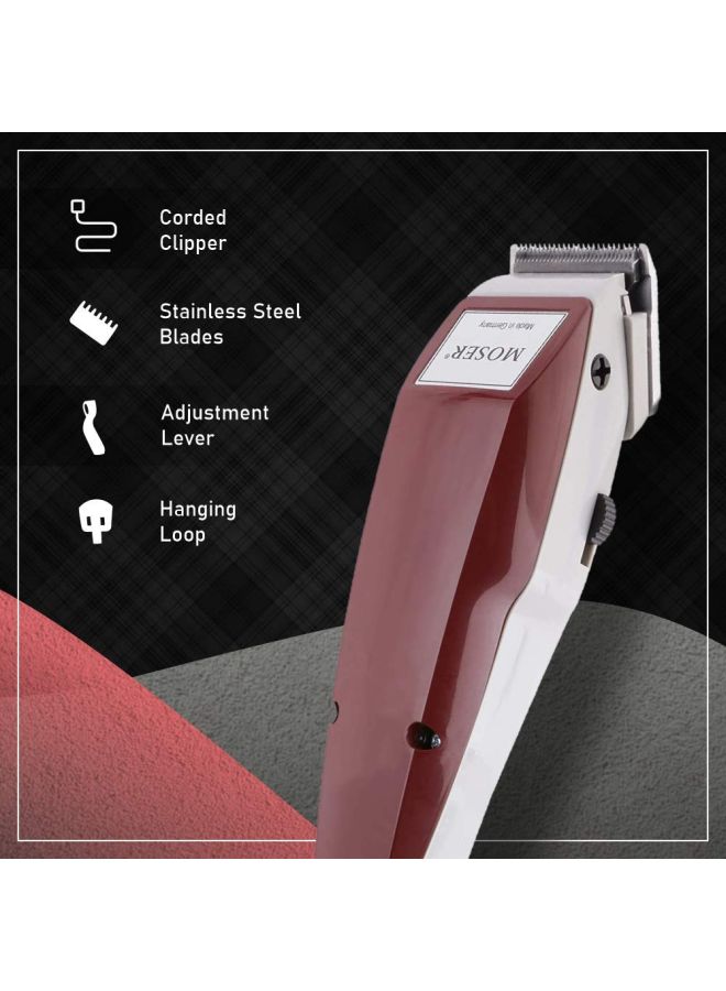 MOSER Classic 1400 Professional Hair Clipper Burgundy  - Image 4