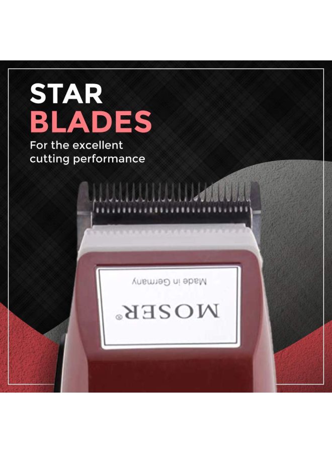MOSER Classic 1400 Professional Hair Clipper Burgundy  - Image 5
