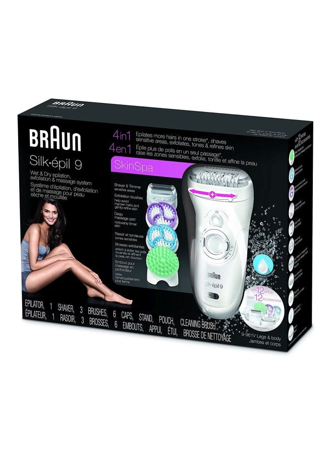 BRAUN - Silk Epil 9 Wet And Dry Epilator Set White - Image 1