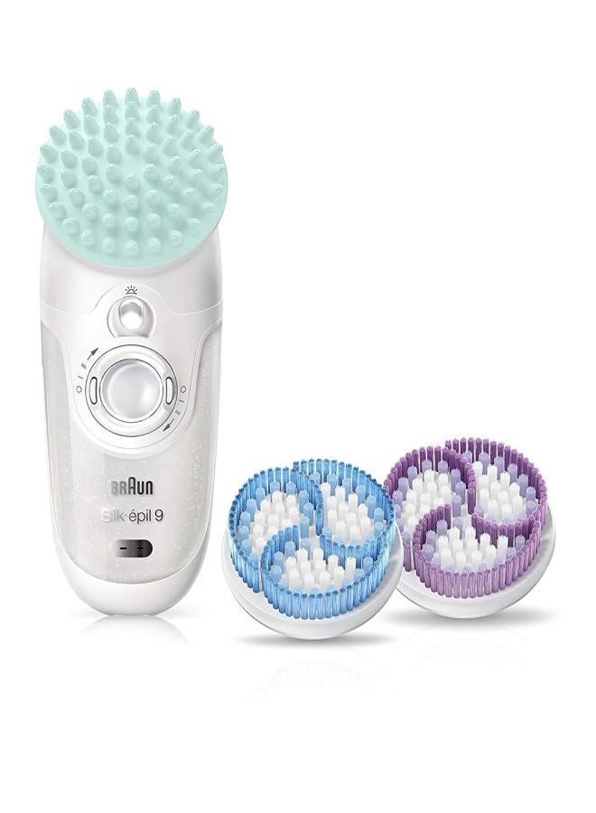 BRAUN - Silk Epil 9 Wet And Dry Epilator Set White - Image 1
