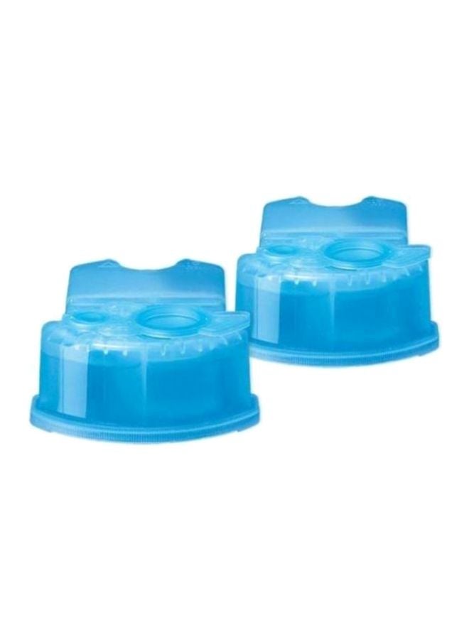 BRAUN - Clean And Renew Refills Cartridges Set CCR2 2-Piece Blue - Image 1