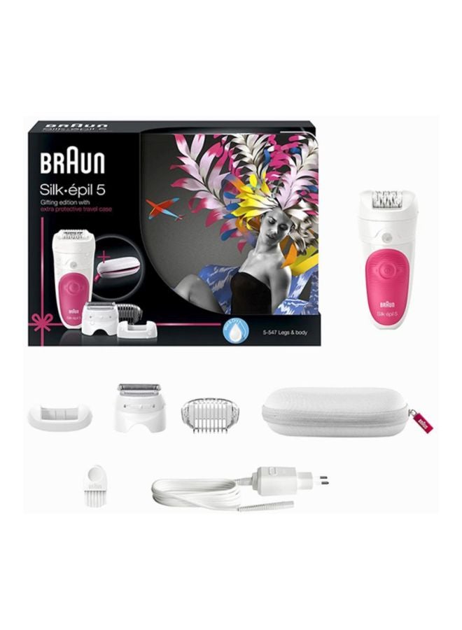 BRAUN Silk-epil 5 Wet And Dry Epilator White/Pink - Image 4