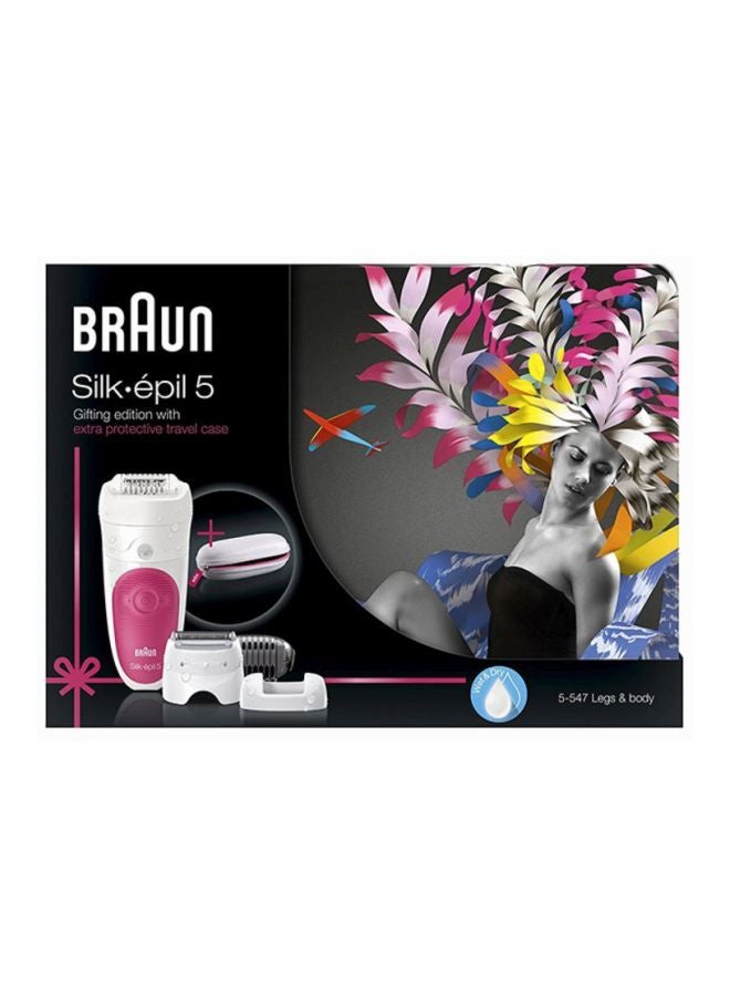 BRAUN Silk-epil 5 Wet And Dry Epilator White/Pink - Image 5