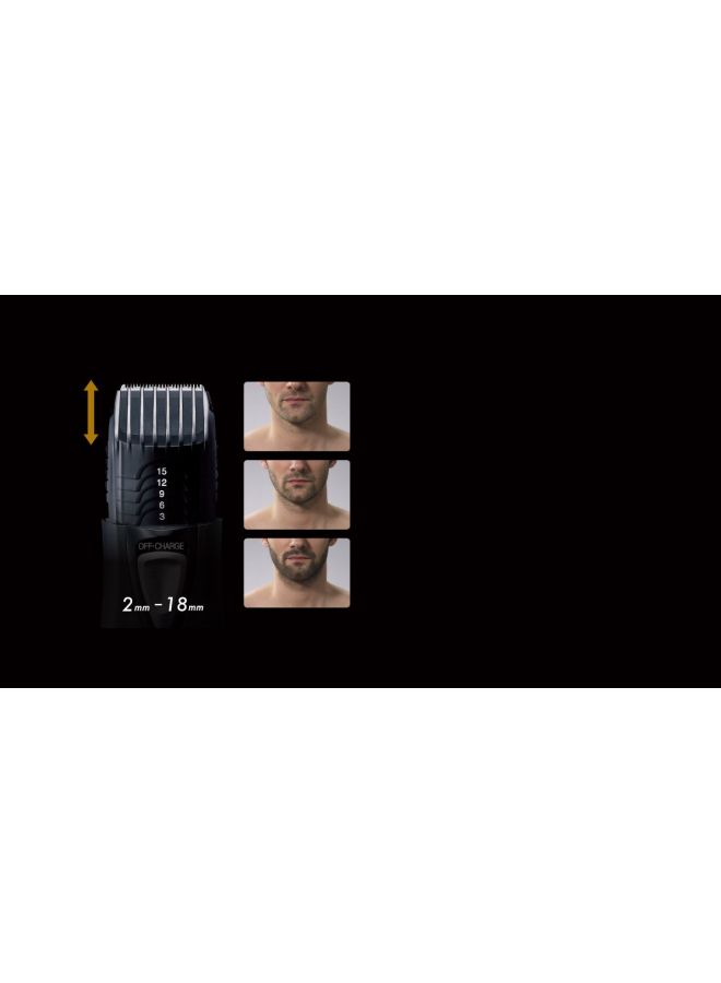 Panasonic - Body Hair And Beard Trimmer Black - Image 1