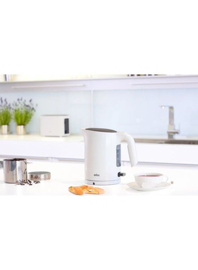 BRAUN - Kettle, Washable Anti Scale Filter, 1.7 L 3000 W WK3110 White - Image 1