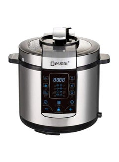 ديسيني قدر ضغط كهربائي 6.0 L 6006-6L أسود/ فضي  - Image 1