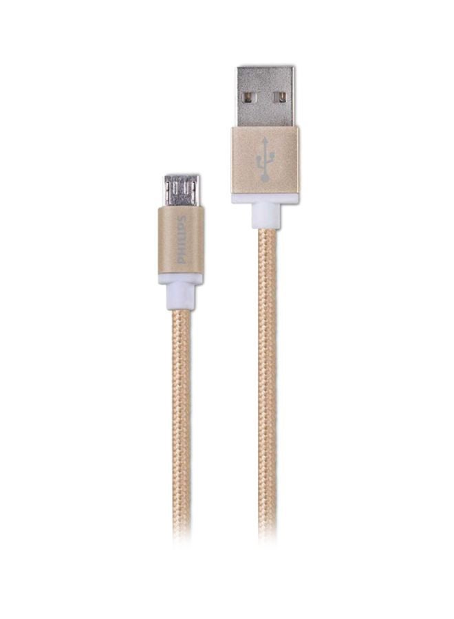 Philips Data Sync Charging Cable Gold  - Image 2