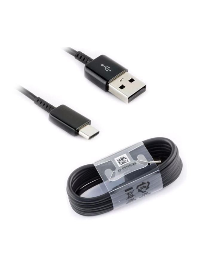Samsung - Type-C Data Sync Charging Cable Black - Image 1