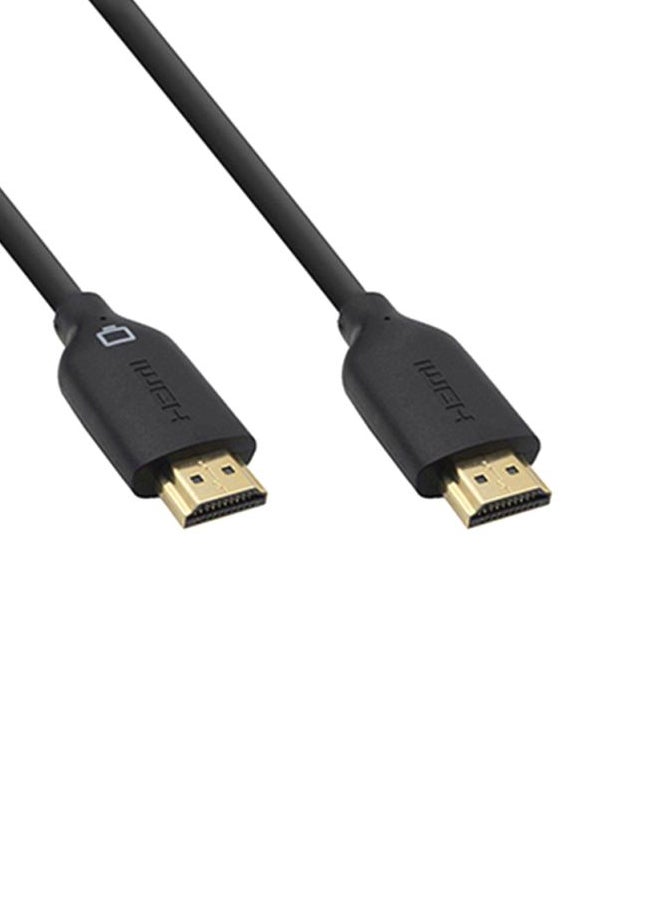 بيلكين كابل HDMI عالي السرعة مطلي بالذهب مع تقنية إيثرنت أسود - Image 2