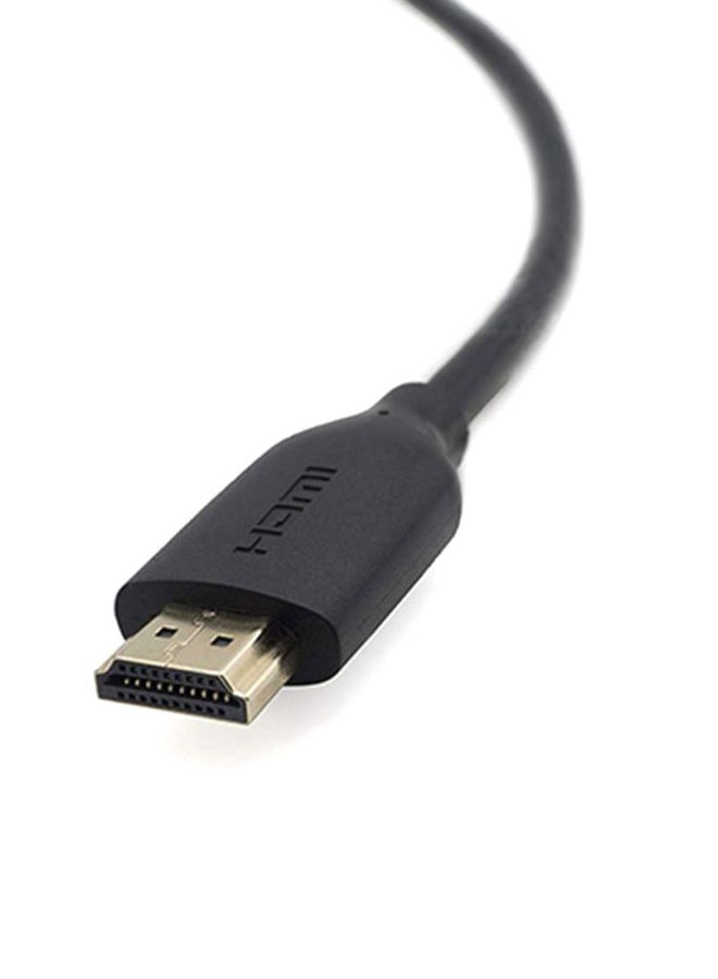 بيلكين كابل HDMI عالي السرعة مطلي بالذهب مع تقنية إيثرنت أسود - Image 3