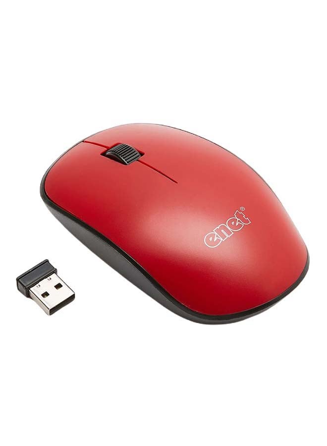 Optical Wireless Mouse Red/Black - v1607711074/N15139456A_1