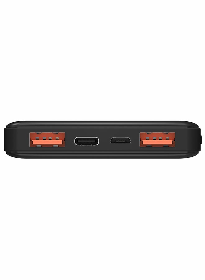 Energizer 10000.0 mAh 3-Port Wired Charging Power Bank With Micro And Type-C Cable Black  - Image 3