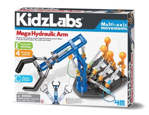 4893156034274 67-Piece Kidzlaps Mega Hydraulic Arm Building Playset 8+ Years