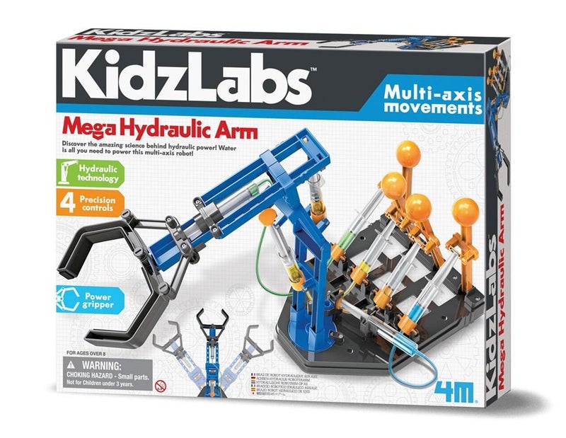 4893156034274 67-Piece Kidzlaps Mega Hydraulic Arm Building Playset 8+ Years