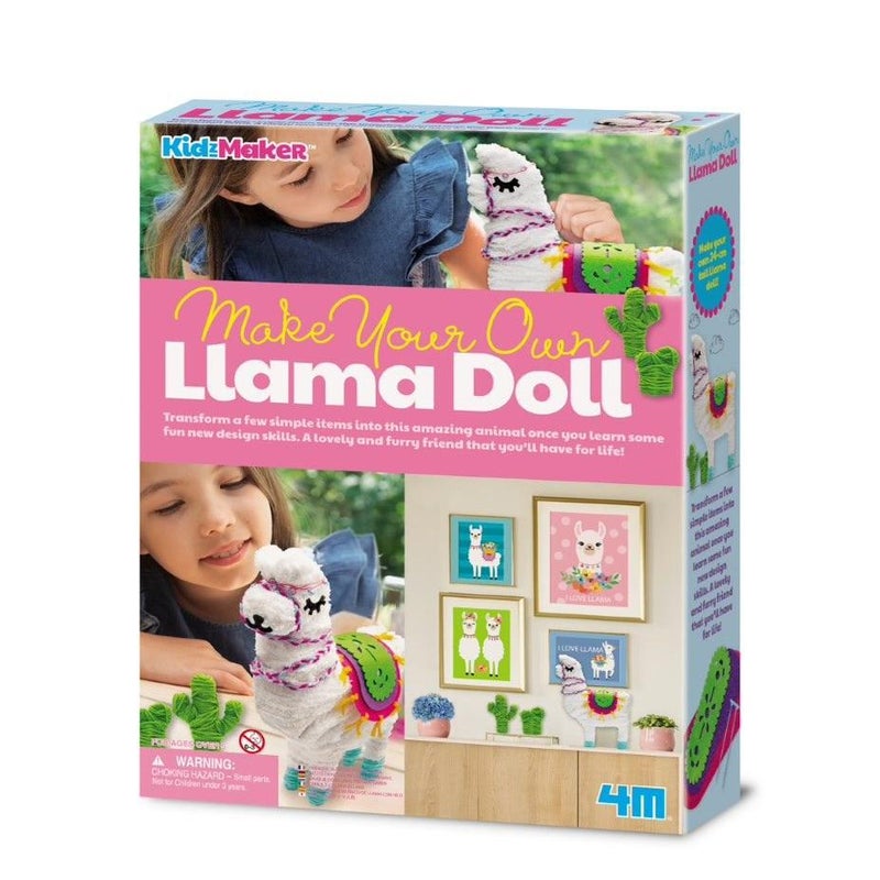 4m 26-Piece Make Your Own Llama Doll Playset 24cm - Image 1