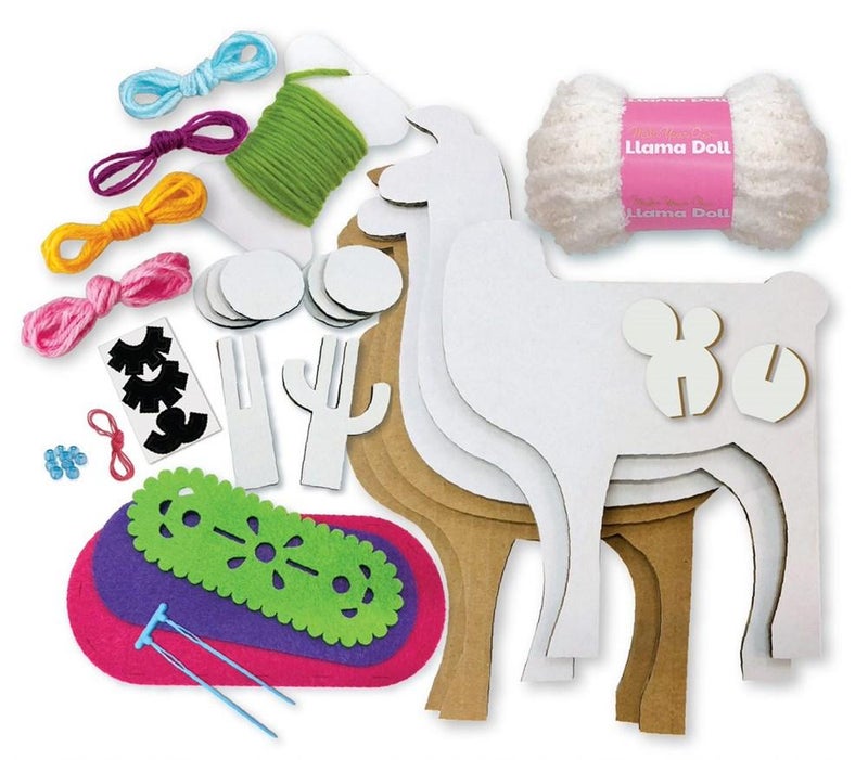 4m 26-Piece Make Your Own Llama Doll Playset 24cm - Image 2