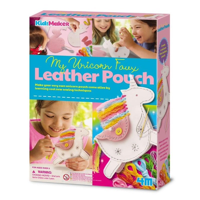 4m 10-Piece My Unicorn Faux Leather Poatch Playset 20cm - Image 1