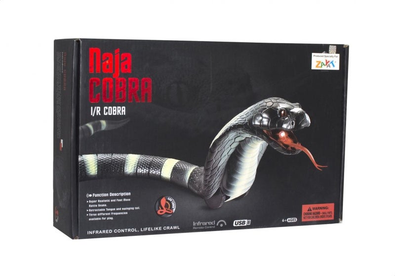 Zayat - 2-Piece Naja Cobra Snake Animal Robot With Remote Control - Image 1