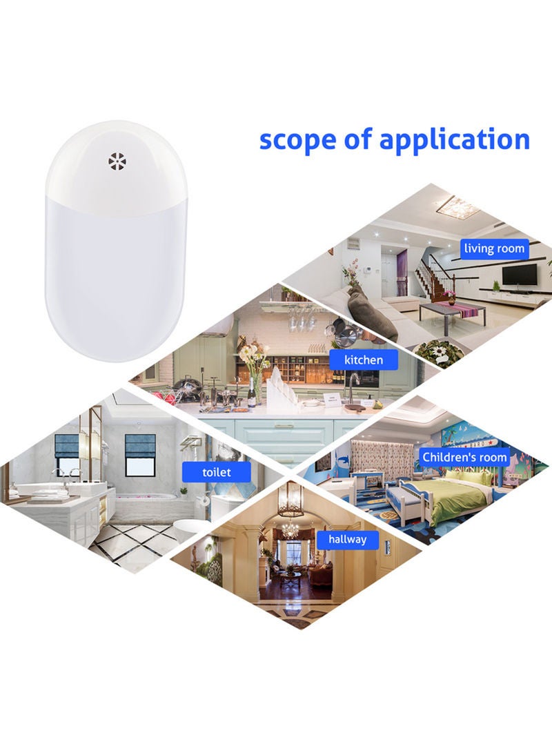LED Plug-In Smart Sensor Night Lamp White 18.00x6.20x14.00cm - Image 2