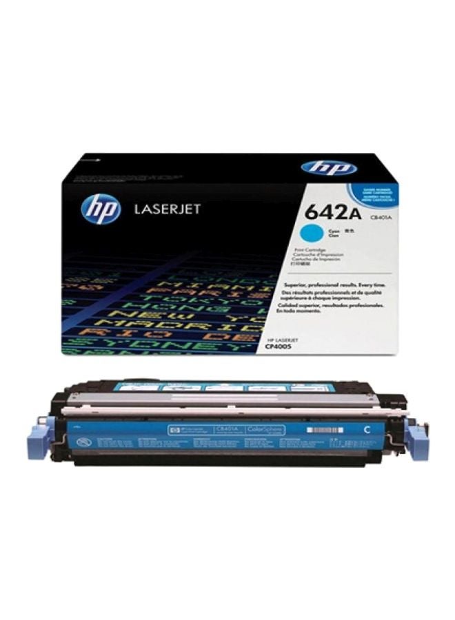 HP 642A LaserJet Toner Cartridge Cyan - Image 1