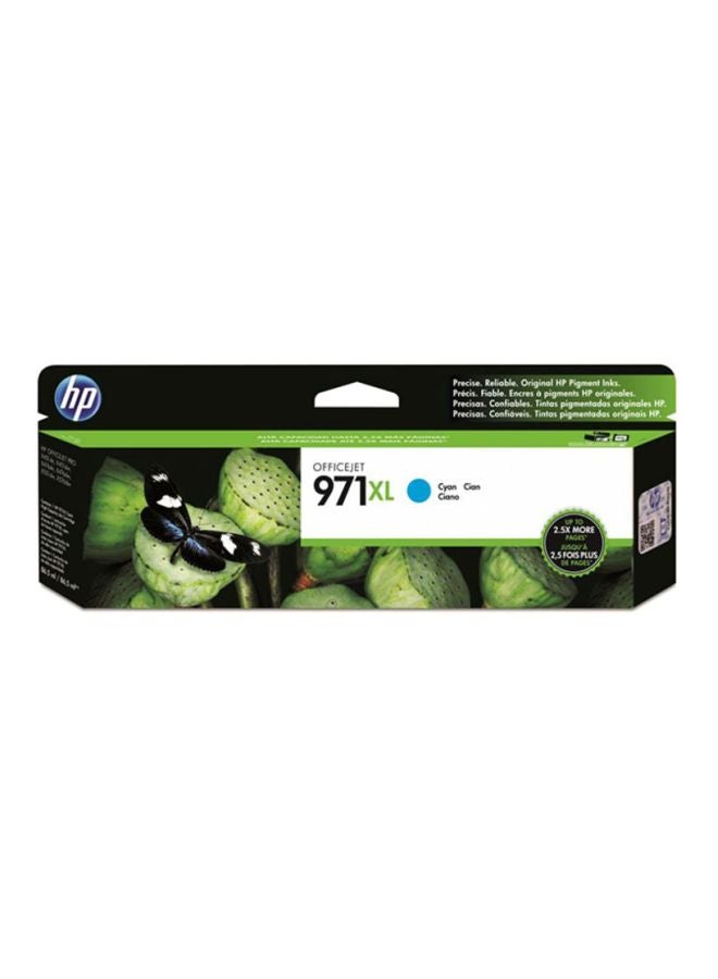 HP - 971XL High Yield Original Ink Cartridge Cyan - Image 1