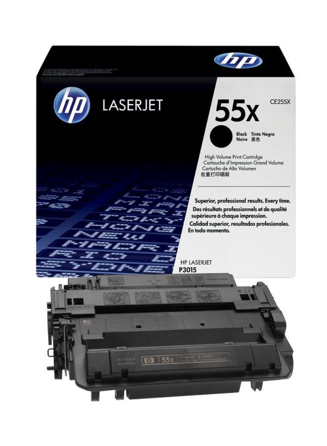 HP 55X High Yield LaserJet Toner Cartridge 55X Black - Image 1