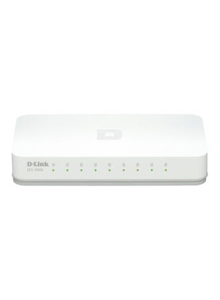 8-Port 10/100 Mbps Unmanaged Switch, 8 high-speed Fast Ethernet ports, Economical, Plug-and-play Networking Switch, Plug-and-play Networking Switch, Conserve Energy | DES-1008C White - v1607753304/N29712512A_1