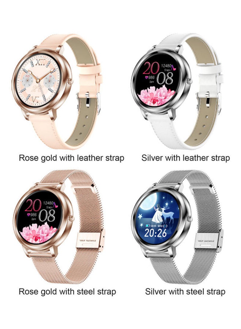 Female Luxurious Smart Sports Watch Rose Gold - Image 3