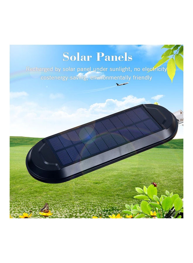 مصباح كشاف مكون من 18 مصباح LED، يعمل بالطاقة الشمسية أسود 23.5x4.5x8.5سم - Image 5