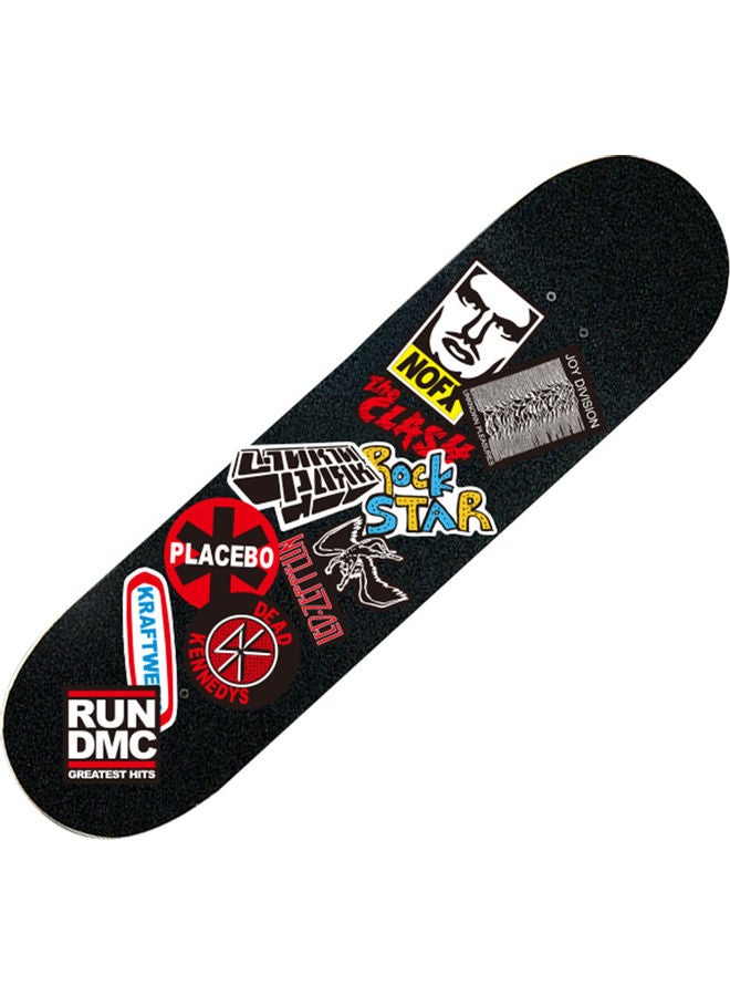 100-Piece Rock And Roll Music Sticker Multicolour 15.00x4.00x10.00cm - Image 5