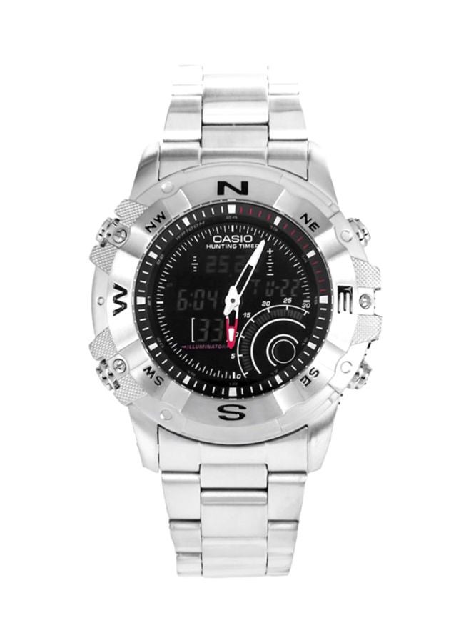 CASIO - men Water Resistant Analog/Digital Watch Amw-705D-1AVDF - Image 1
