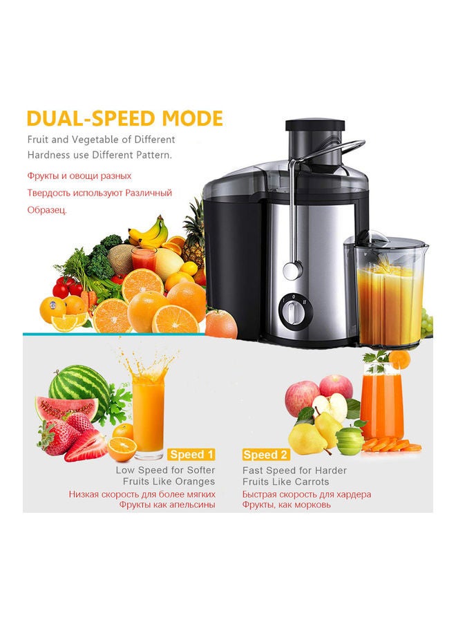 U-HOOME - Table Electric Juicer 800W 1500.0 ml 800.0 W H33A Black - Image 1