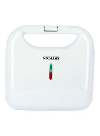2 Slice Sandwich Maker with Cool Touch Handle, Indicator Light, Automatic Temperature Control and Non-Stick  Coating Plate and Compact Size KNSM6063 White/Black - v1607759659/N22638920A_1