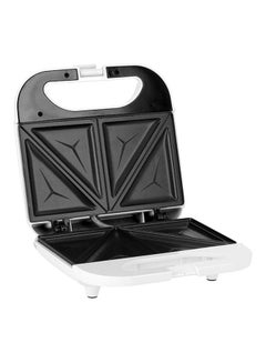 KRYPTON 2 Slice Sandwich Maker with Cool Touch Handle, Indicator Light, Automatic Temperature Control and Non-Stick  Coating Plate and Compact Size KNSM6063 White/Black  - Image 3