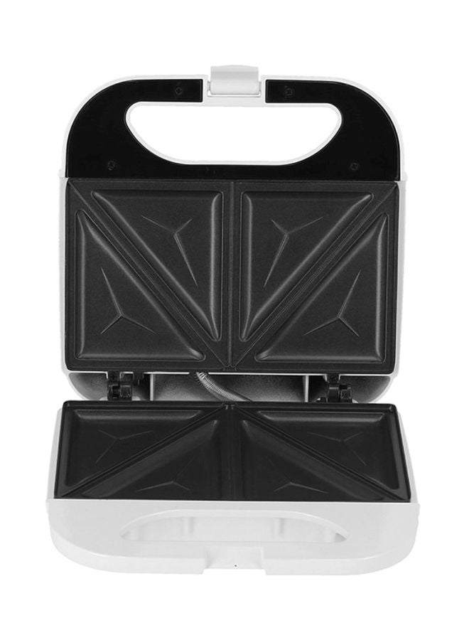 2 Slice Sandwich Maker with Cool Touch Handle, Indicator Light, Automatic Temperature Control and Non-Stick  Coating Plate and Compact Size KNSM6063 White/Black - v1607759659/N22638920A_4