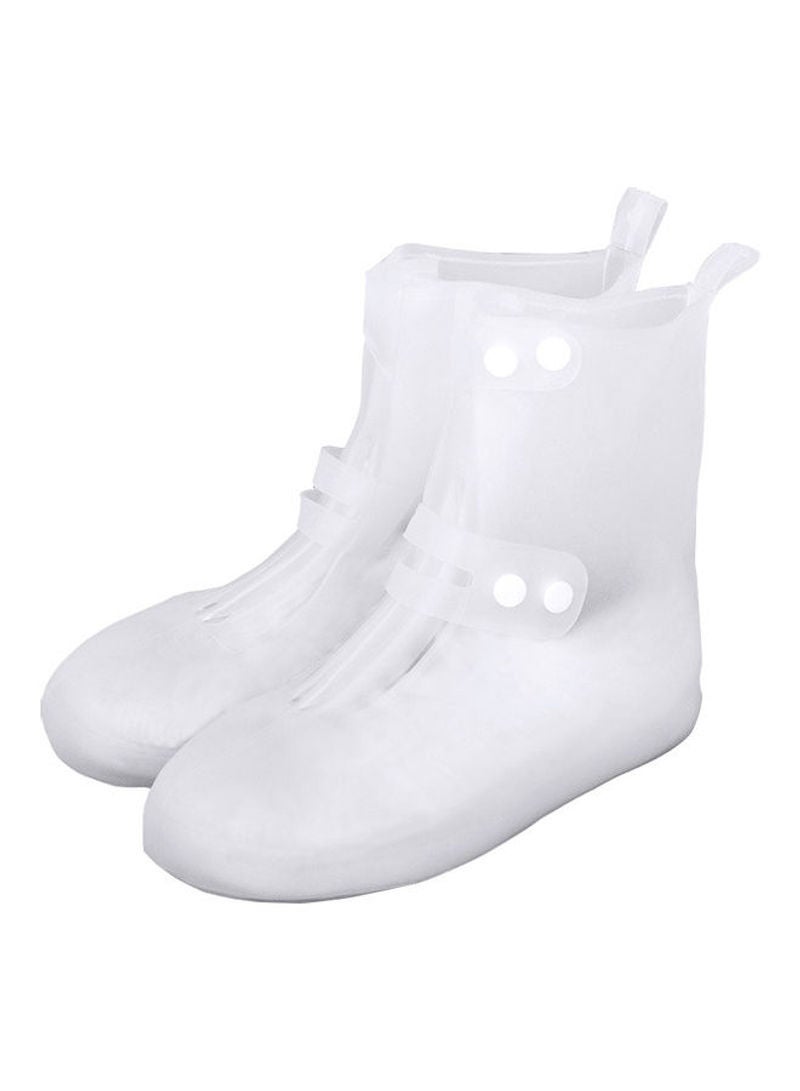 Portable Non-Slip Rain Boot Cover XL Transparent  - Image 2