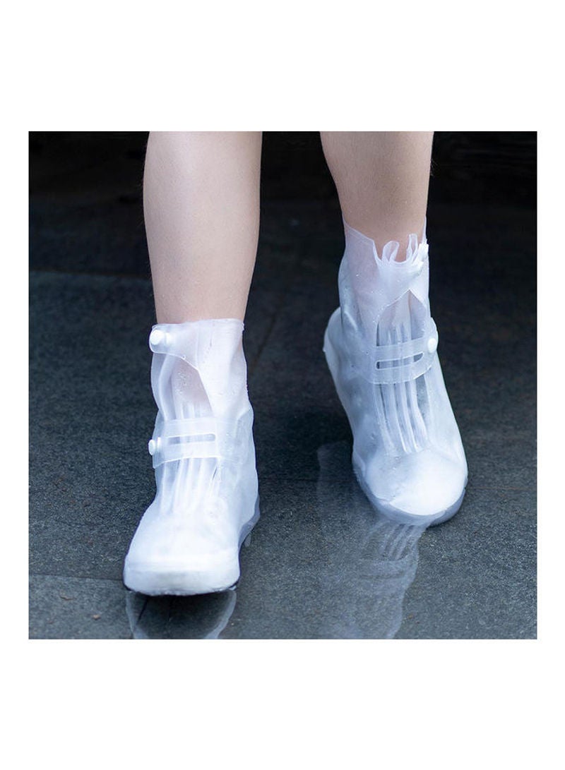 Generic - Portable Non-Slip Rain Boot Cover L Transparent - Image 1