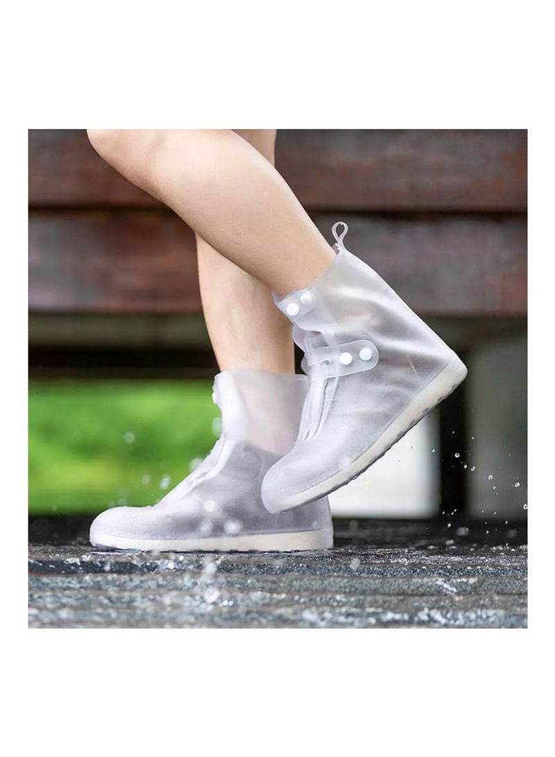 Generic - Portable Non-Slip Rain Boot Cover L Transparent - Image 1