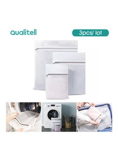 Generic 3-Piece Zero Laundry Bag Set White  - Image 1