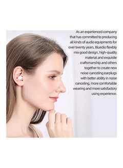Generic Silicone Noise Reduction Super Sound Insulation Sleep Earplugs White  - Image 3