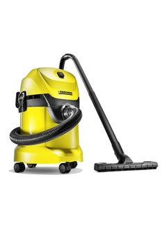 كارشر مكنسة كهربائية WD 2 متعددة الاستخدامات 12 L 1000 W 1.629-760.0 أصفر/أسود  - Image 2