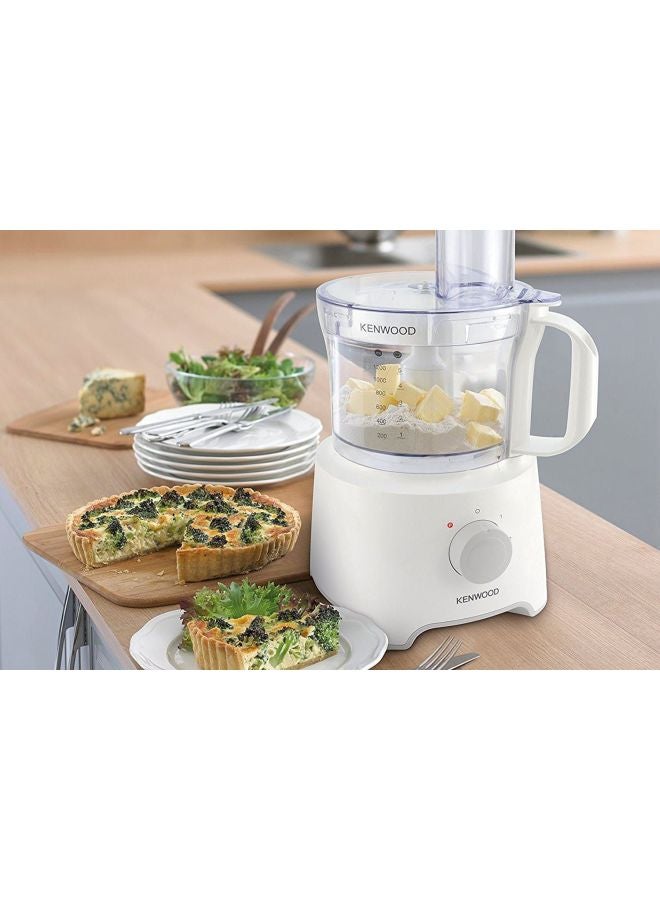 KENWOOD - Multipro Home Food Processor 2.1 L 800.0 W FDP303WH White/Clear - Image 1