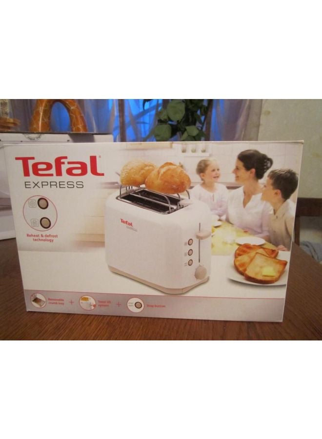 Tefal - Express Toaster 850 W TT357170 White / Greige - Image 1