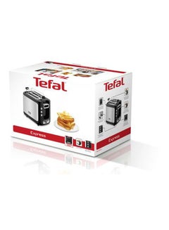 Tefal Toaster | Express | 2 slots | 7 Levels of Toasting | Defrost Function | Bin Warmer Accessory | Stainless steel | 2 Years Warranty 850 W TT365027 Black / stainless steel  - Image 5
