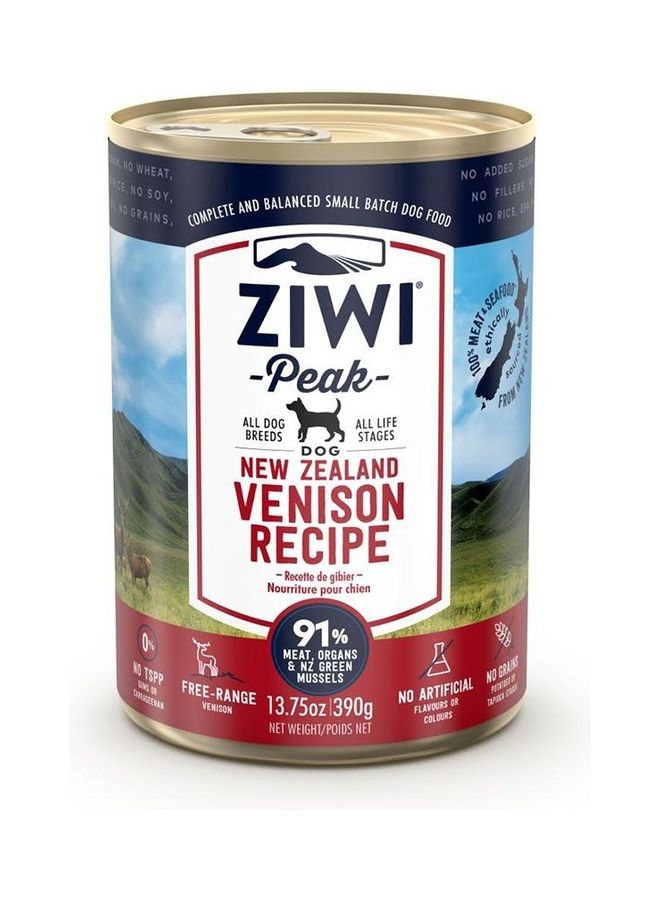 Venison Recipe Canned Dog Food 390grams