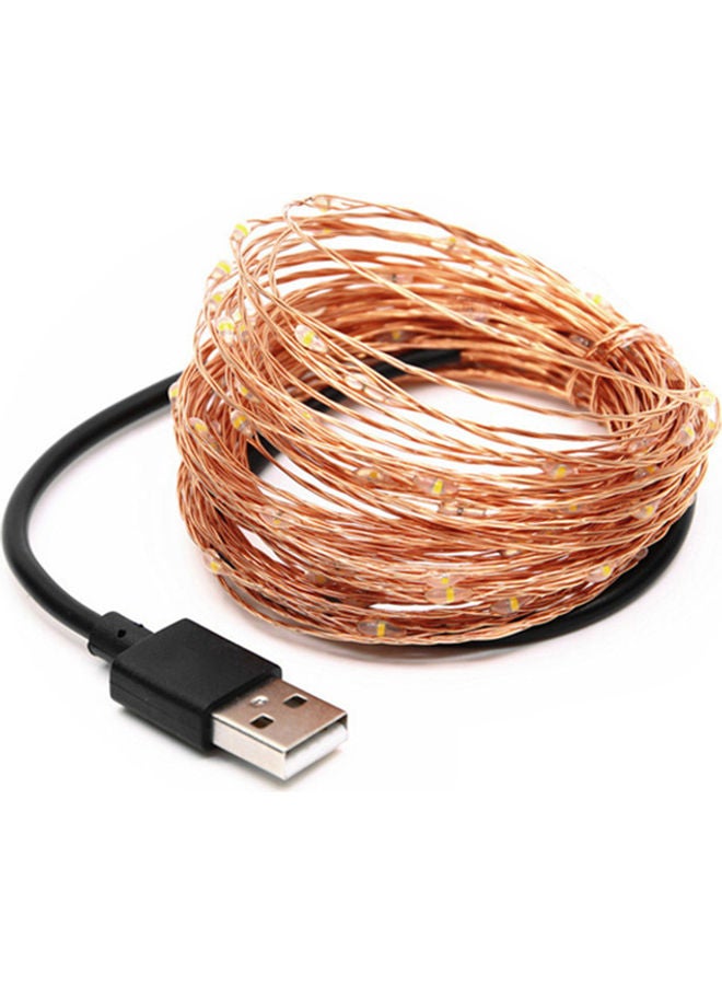 50 Light USB 5V Power Supply String Light Multicolour 5meter
